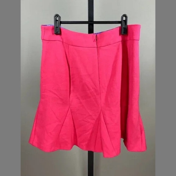 NEW Banana Republic Skirt Womens 10 pink fit flare colorful preppy - Picture 7 of 9